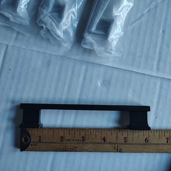 Amerdeco 9 Pack Oil Rubbed Bronze Cabinet Drawer Pulls 5 Inch/128mm Hole Center - Picture 4 of 14